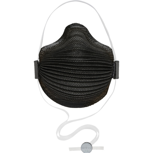 AirWave M Series Black Disposable Masks with SmartStrap&reg; & Nose Flange, N95, NIOSH Certified, Medium/Large Rideout Tool & Machine Inc.