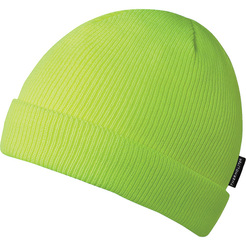 5567A Tuque, Doublure en Acrylique, Taille unique, Jaune lime haute visibilit&eacute; Rideout Tool & Machine Inc.