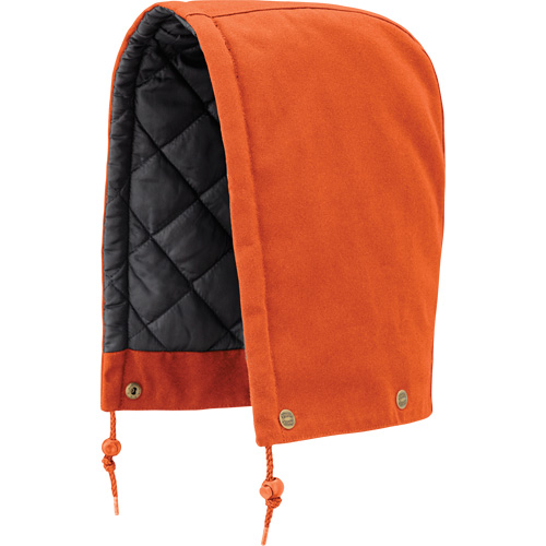 539 Hood for Quilted Safety Parka, Bomber or Coverall, Orange, Cotton Rideout Tool & Machine Inc.