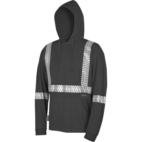 6966 Bird's-Eye Safety Hoodie, Small, Black Rideout Tool & Machine Inc.