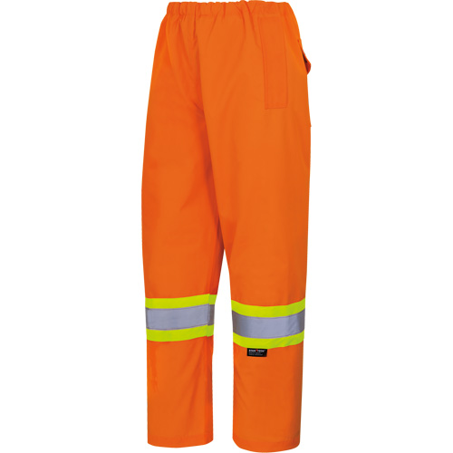 5586 450D Waterproof Safety Pants, Polyester/Polyurethane, 4X-Large, High Visibility Lime-Yellow Rideout Tool & Machine Inc.