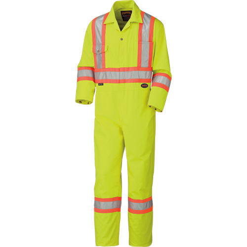 5512T Combinaison haute visibilit&eacute;, 40 (grand taille), Jaune lime haute visibilit&eacute; Rideout Tool & Machine Inc.