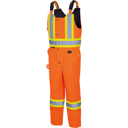 5040 Waterpoof Quilted Safety Overalls, Polyester, Small, High Visibility Orange Rideout Tool & Machine Inc.
