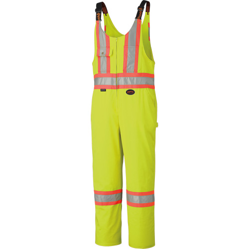6616T High-Visibility Heavy-Duty Overalls, Poly-Cotton, 40 (Tall), High Visibility Lime-Yellow Rideout Tool & Machine Inc.