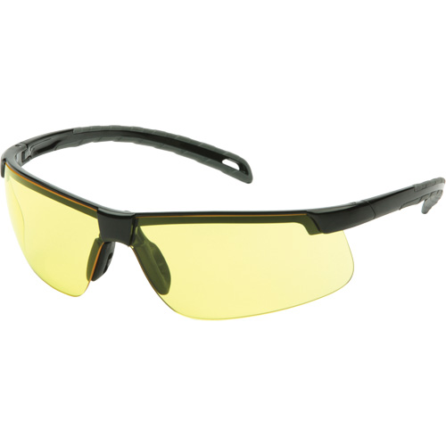 Lunettes de s&eacute;curit&eacute; Ever-Lite, Lentille Ambr&eacute;e, ANSI Z87+/R&eacute;pond ou surpasse la norme CSA Z94.3 Rideout Tool & Machine Inc.
