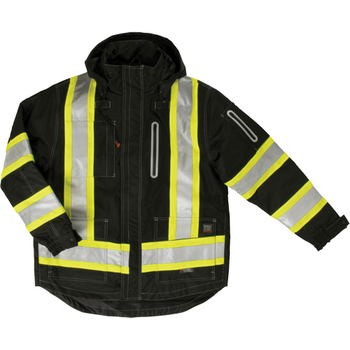Ripstop 4-in-1 Safety Jacket, Polyester, Black, Small Rideout Tool & Machine Inc.