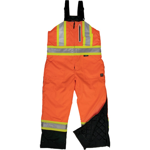 Salopette de s&eacute;curit&eacute; isolante en tissu ind&eacute;chirable, Polyester, T-petit, Orange haute visibilit&eacute; Rideout Tool & Machine Inc.