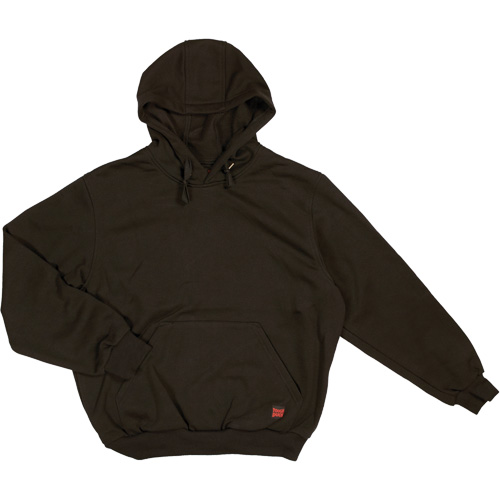 Water Repellent Fleece Pullover Hoodie, Men's, Small, Black Rideout Tool & Machine Inc.