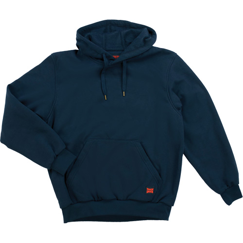 Water Repellent Fleece Pullover Hoodie, Men's, 5X-Large, Navy Blue Rideout Tool & Machine Inc.