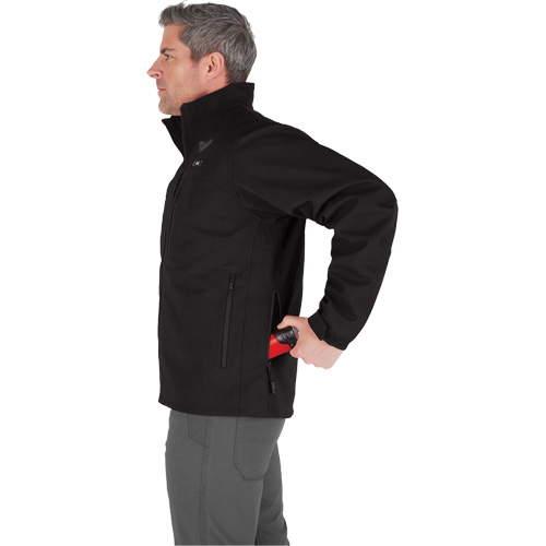 Manteau chauffante M12 ToughShell avec pile, Hommes, Petit, Noir Rideout Tool & Machine Inc.