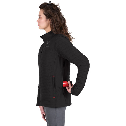 Manteau chauffant M12 Axis avec pile, Femmes, Grand, Noir Rideout Tool & Machine Inc.