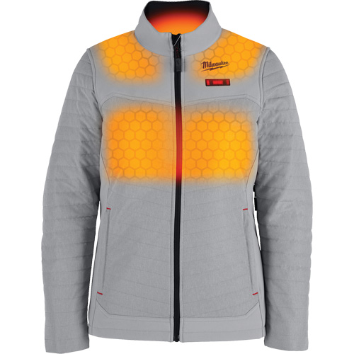Manteau chauffant M12 Axis avec pile, Femmes, Petit, Gris Rideout Tool & Machine Inc.