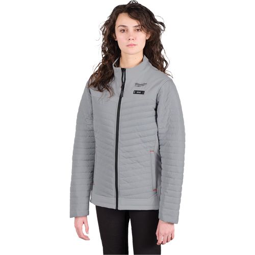 Manteau chauffant M12 Axis avec pile, Femmes, Petit, Gris Rideout Tool & Machine Inc.