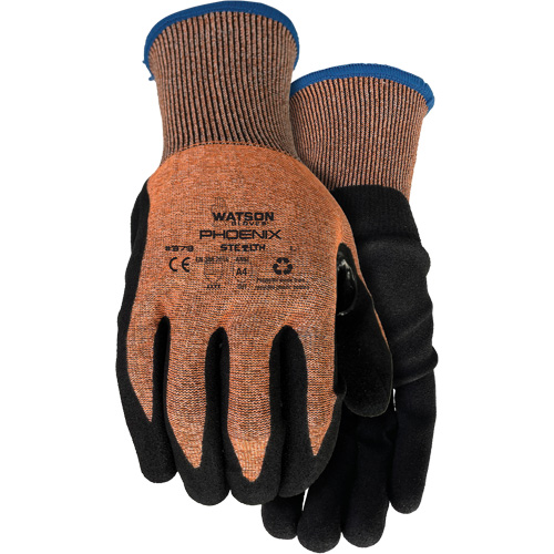Gants r&eacute;sistants &agrave; la coupe Stealth Phoenix, Taille T-petit, Calibre 18, Rev&ecirc;tement Nitrile, Enveloppe en PEHP/Polyester, ASTM ANSI niveau A4 Rideout Tool & Machine Inc.
