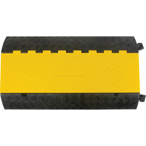Polyurethane Cable Protector, 3 Channels, 35.43" L x 19.69" W x 3" H Rideout Tool & Machine Inc.