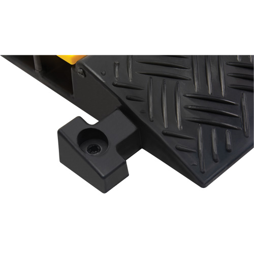 Polyurethane Cable Protector, 5 Channels, 35.43" L x 19.69" W x 2" H Rideout Tool & Machine Inc.