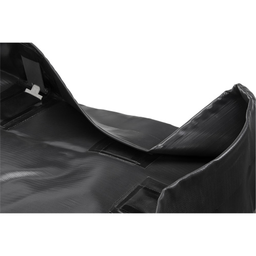 Collapsible Berm, 60 US gal. Capacity, 4' W x 4' L x 6" H, Snap-Up Bracket Rideout Tool & Machine Inc.