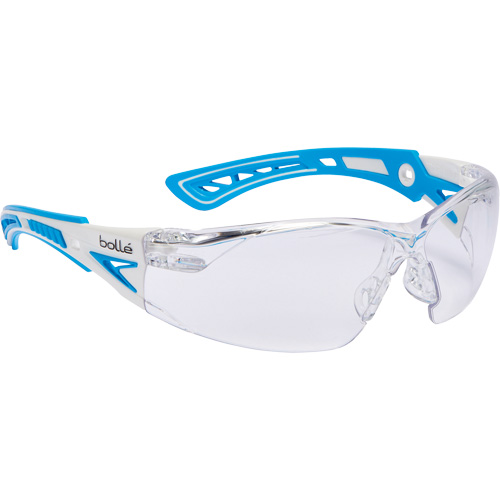 Lunettes de s&eacute;curit&eacute; RUSH+, Lentille Transparent, Antibu&eacute;e/Anti-&eacute;gratignures, ANSI Z87+/R&eacute;pond ou surpasse la norme CSA Z94.3 Rideout Tool & Machine Inc.