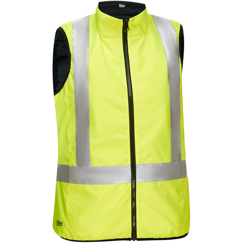 Veste bouffante, enveloppante et r&eacute;versible avec X au dos Bisley pour femmes, Jaune lime haute visibilit&eacute;, 3T-Grand, Polyester Rideout Tool & Machine Inc.