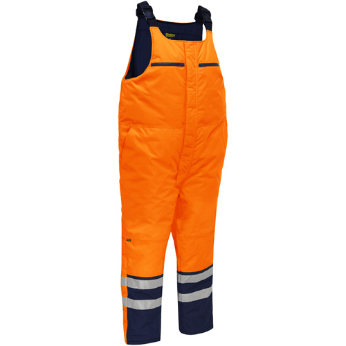 Salopette pour le froid extr&ecirc;me Bisley, Polyester, Petit, Orange haute visibilit&eacute; Rideout Tool & Machine Inc.