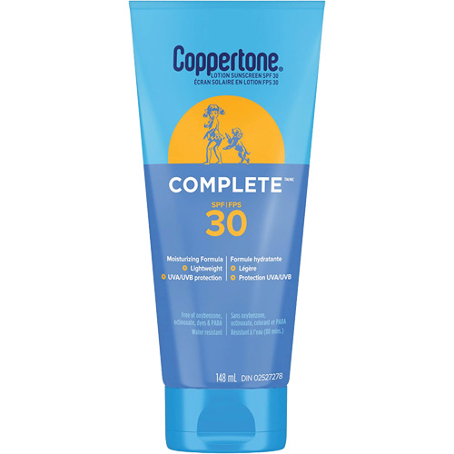 Protection solaire compl&egrave;te Coppertone, FPS 30, Lotion Rideout Tool & Machine Inc.