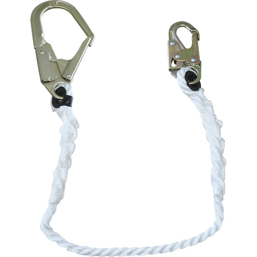 LAN-1242-4 5/8" Restraint Rope Lanyard, 1 Legs, 4', CSA Class A Rideout Tool & Machine Inc.
