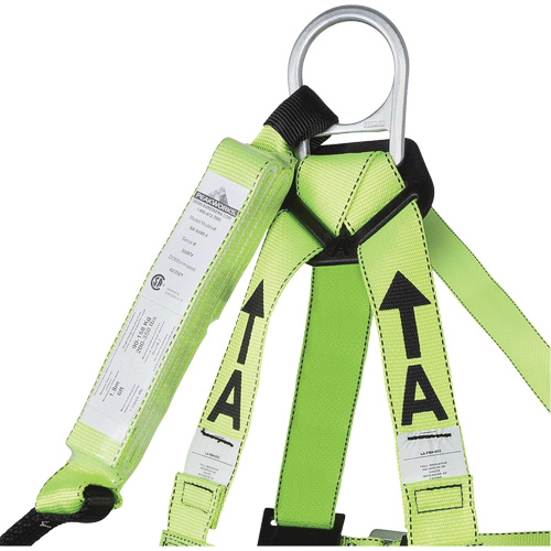FBH-10000A5440-6 6' Class A Harness & Lanyard with 220 lbs. Capacity, Harness/Lanyard Combo Rideout Tool & Machine Inc.