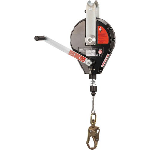 SRL-73303-60 Cable Self-Retracting Lifeline with Recovery, 60', Galvanized Steel, Swivel Rideout Tool & Machine Inc.