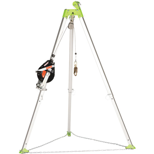 SRL-73303-60 Cable Self-Retracting Lifeline with Recovery, 60', Galvanized Steel, Swivel Rideout Tool & Machine Inc.