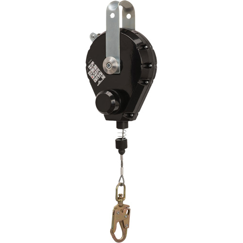 SRL-73303-60 Cable Self-Retracting Lifeline with Recovery, 60', Galvanized Steel, Swivel Rideout Tool & Machine Inc.