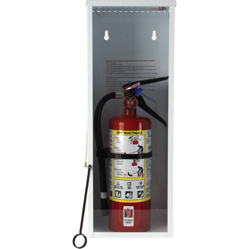 Light-Duty Fire Extinguisher Cabinet, 8" W x 22" H x 6" D Rideout Tool & Machine Inc.