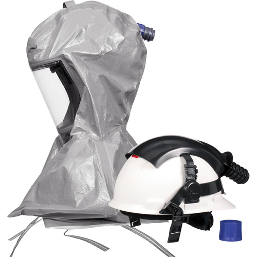 Cagoule Versaflo s&eacute;rie S S-867 avec voile interne &agrave; coutures scell&eacute;es et casque, Standard, Casque rigide, Bavette Simple Rideout Tool & Machine Inc.