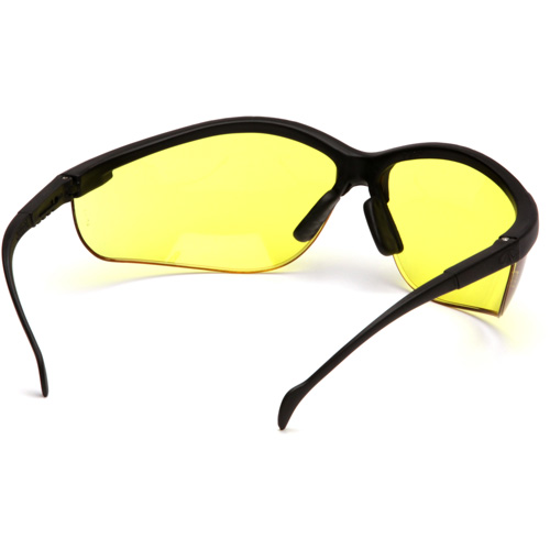 Lunettes de s&eacute;curit&eacute; &agrave; demi-monture Venture II, Lentille Ambr&eacute;e, ANSI Z87+/MCEPS GL-PD 10-12/R&eacute;pond ou surpasse la norme CSA Z94.3 Rideout Tool & Machine Inc.