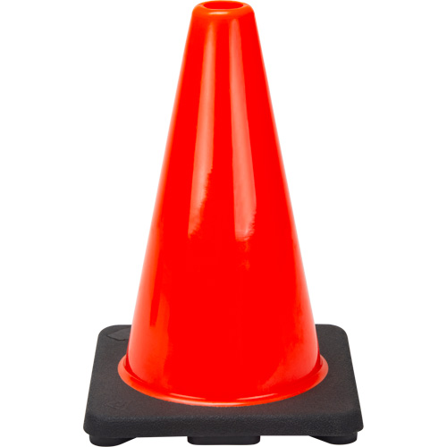 C&ocirc;ne de signalisation de premi&egrave;re qualit&eacute;, 12", Orange Rideout Tool & Machine Inc.