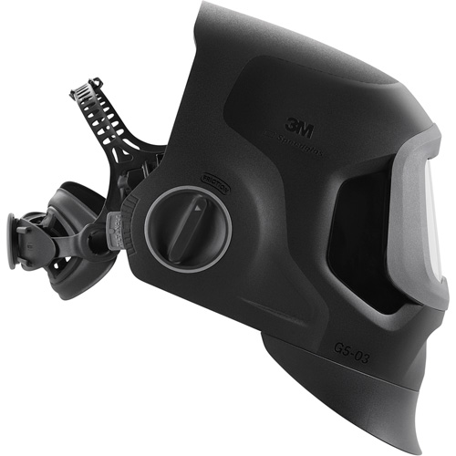 Masque de soudage noir &agrave; devant fixe Speedglas G5-03 Pro, 2,8" lo x 4,3" la Champ de vision, Teinte 2,5/5/8-13, Noir Rideout Tool & Machine Inc.