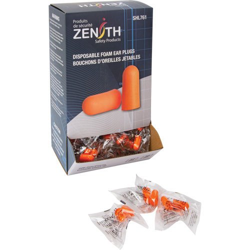 Bouchons d'oreilles en mousse, Paire - Sac en poly Rideout Tool & Machine Inc.