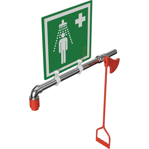 Drench Shower, Water Ring Main Mount Rideout Tool & Machine Inc.