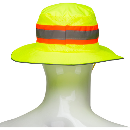 Chapeau de p&ecirc;cheur &agrave; refroidissement par &eacute;vaporation, Lime haute visibilit&eacute; Rideout Tool & Machine Inc.