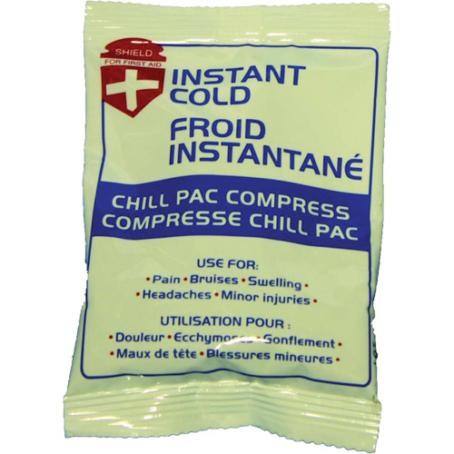 Instant Chill Pac Compress, Cold, Single Use, 4" x 6" Rideout Tool & Machine Inc.