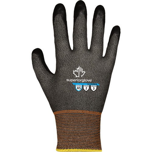 Gants ultra-minces r&eacute;sistants &agrave; la coupe S21TAXRFN , Taille 5, Calibre 21, Rev&ecirc;tement Mousse de nitrile, Enveloppe en TenActiv, ASTM ANSI niveau A5 Rideout Tool & Machine Inc.
