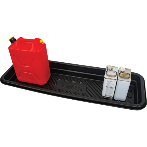 Spill Tray, 12" L x 48" W x 4.5" H, 12 US gal. Spill Capacity Rideout Tool & Machine Inc.