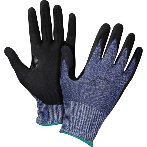 Cut-Resistant Gloves, Size Small, 15 Gauge, Foam Nitrile Coated, HPPE Shell, ASTM ANSI Level A3 Rideout Tool & Machine Inc.