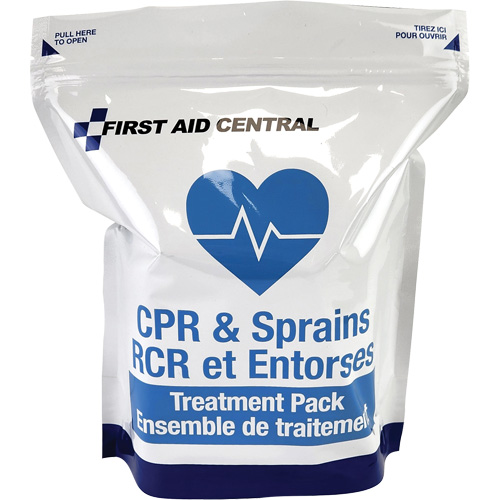 9-Piece CPR & Sprains Refill Pack for Emergency Response First Aid Kit Rideout Tool & Machine Inc.