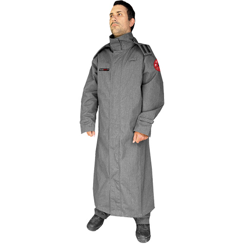 CoreMAX FR 52" Jacket with Attached Hood, X-Large, Grey Rideout Tool & Machine Inc.