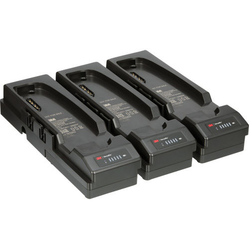 Emballage de chargeur de pile &agrave; trois postes Versaflo  pour TR-600 & TR-800 Rideout Tool & Machine Inc.