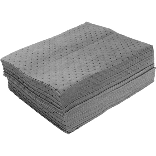Bonded Sorbent Pads, Universal, 15" x 19", 8 gal. Absorbancy Rideout Tool & Machine Inc.