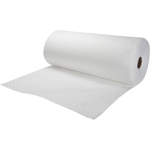 Rouleaux absorbants li&eacute;es, Poids moyen, 150' lo x 30" la, Absorption 20 gal. Rideout Tool & Machine Inc.