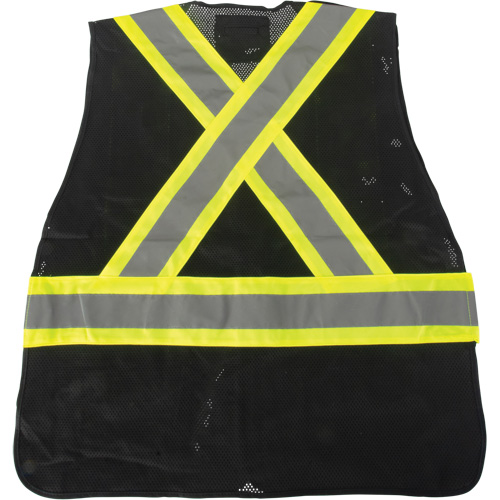 Veste d'arpenteur conforme aux normes de la CSA, Noir, Moyen, Polyester Rideout Tool & Machine Inc.