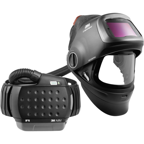Masque de soudage &agrave; usage intensif Speedglas G5-01 avec syst&egrave;me de respirateur d'&eacute;puration d'air propuls&eacute; Adflo, Masque de soudage, Pile Lithium-ion Rideout Tool & Machine Inc.