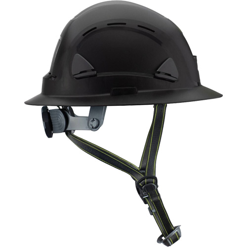 Fibre Metal Climbing Style Helmet with Full Brim, Meets CSA Type 2, Ratchet Suspension, Vented Rideout Tool & Machine Inc.